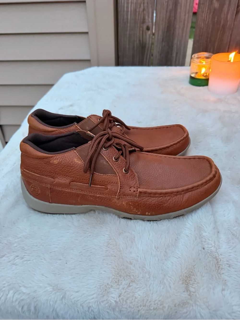 Roper Men's Chestnut Brown Leather Chukka Boots
